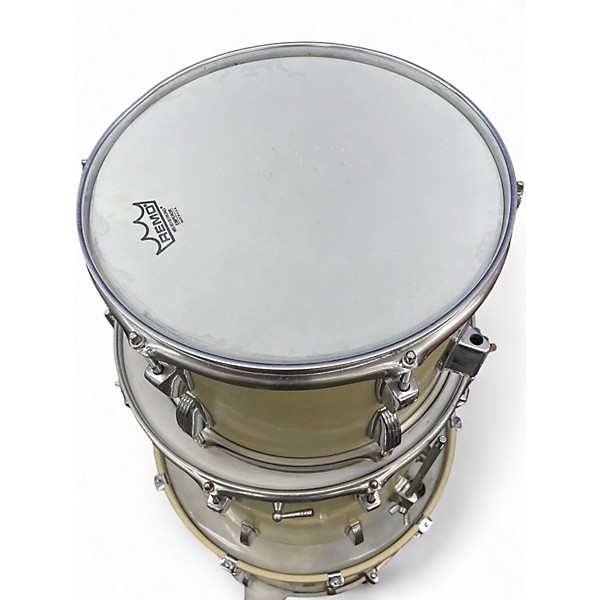 Vintage 1967 Ludwig 3 Piece BUDDY RICH COCKTAIL DRUMS 1967 Silver Oyster Pearl Drum Kit