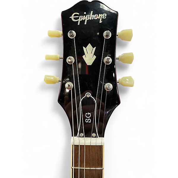 Used Epiphone SG Standard Red Solid Body Electric Guitar