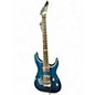 Used ESP LTD MH1000 Deluxe blue Solid Body Electric Guitar