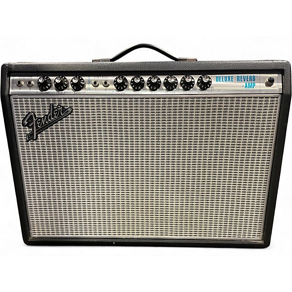 Used Fender 1968 Custom Deluxe Reverb 22W 1x12 Tube Guitar Combo Amp