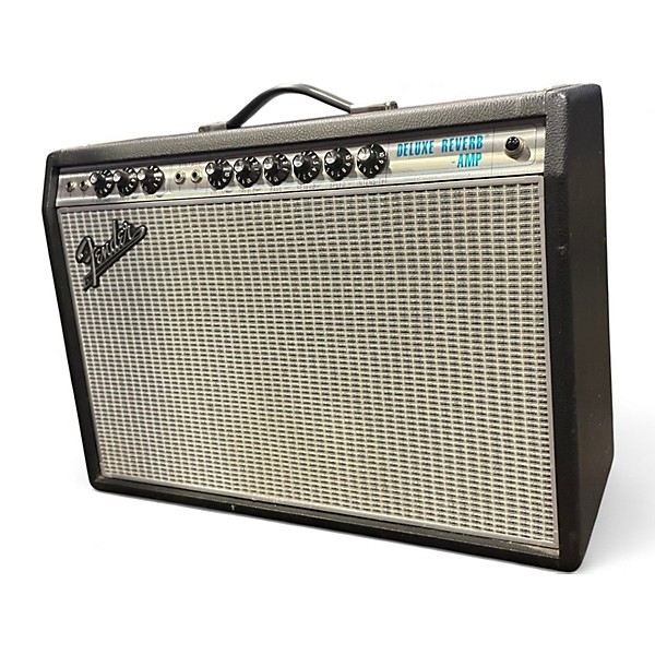 Used Fender 1968 Custom Deluxe Reverb 22W 1x12 Tube Guitar Combo Amp