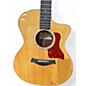 Used Taylor 214CE Deluxe Natural Acoustic Electric Guitar