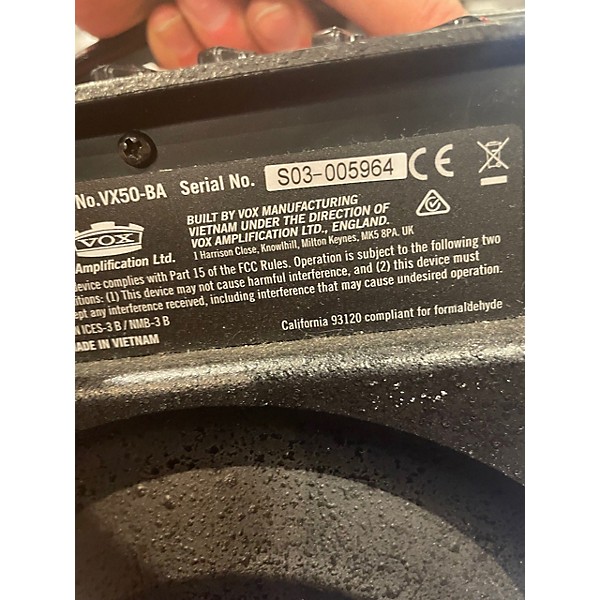 Used VOX VX50-BA Bass Combo Amp