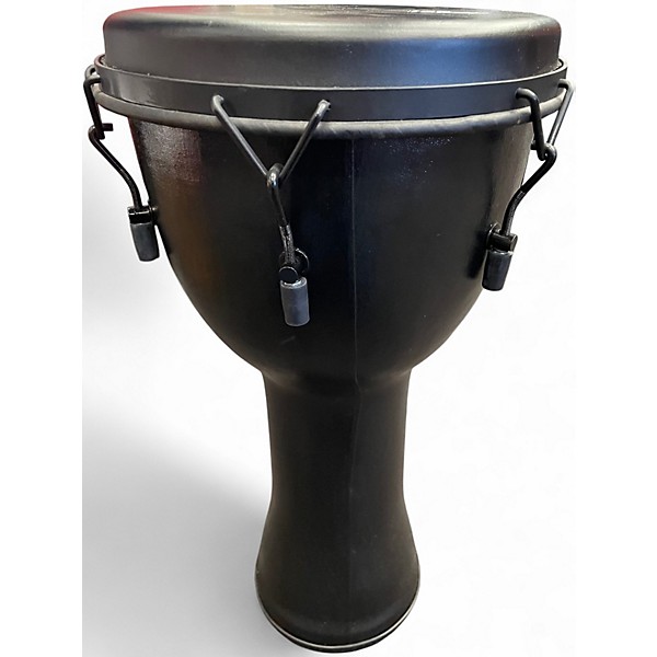 Used Toca Freestlyle Mechanically Tuned Djembe 14 in Black Mamba Djembe