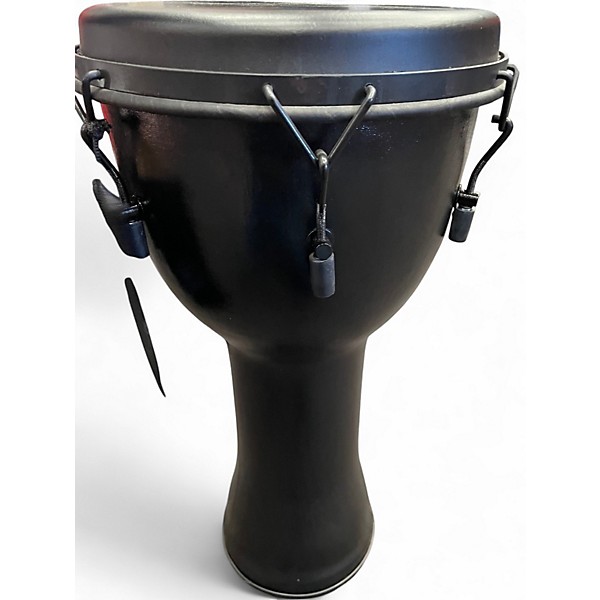 Used Toca Freestlyle Mechanically Tuned Djembe 14 in Black Mamba Djembe
