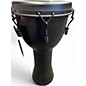 Used Toca Freestlyle Mechanically Tuned Djembe 14 in Black Mamba Djembe