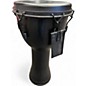Used Toca Freestlyle Mechanically Tuned Djembe 14 in Black Mamba Djembe
