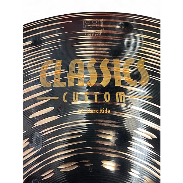 Used MEINL 22in Classic Custom Dark Ride Cymbal