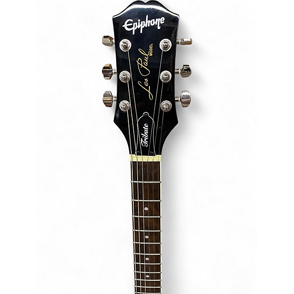 Used Epiphone Tribute Les Paul Standard Vintage Sunburst Solid Body Electric Guitar