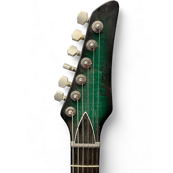 Used Carvin DC127 Green Solid Body Electric Guitar
