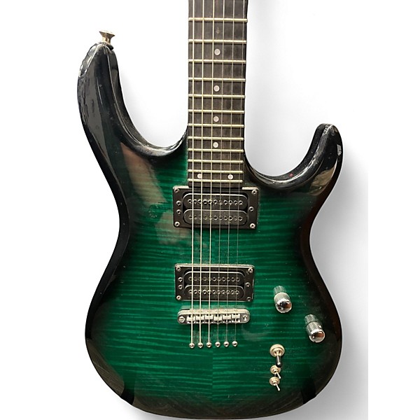 Used Carvin DC127 Green Solid Body Electric Guitar