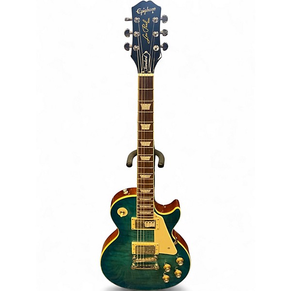 Used Epiphone Les Paul Standard 60'S Ocean Water Perimeter Solid Body Electric Guitar