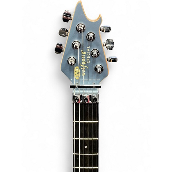 Used EVH WOLFGANG SPECIAL FLOYD ROSE Ice Blue Metallic Solid Body Electric Guitar