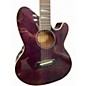 Used Ibanez TCY15 TALMAN Purple Acoustic Electric Guitar
