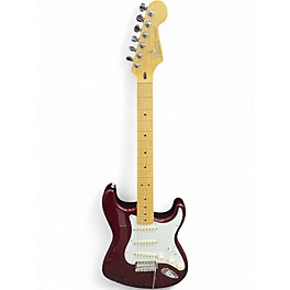 Used Fender Standard Stratocaster Wine Red Solid Body Electric Guitar