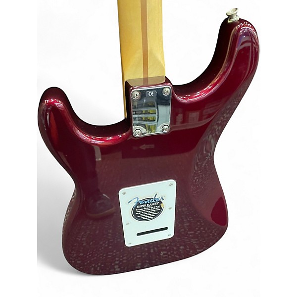 Used Fender Standard Stratocaster Wine Red Solid Body Electric Guitar
