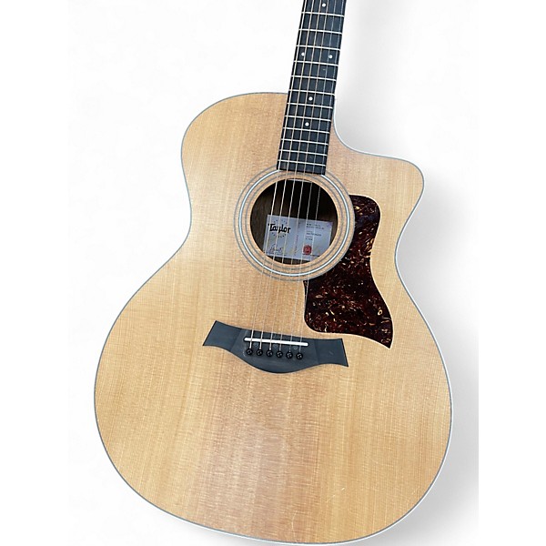 Used Taylor 214CE Natural Acoustic Electric Guitar