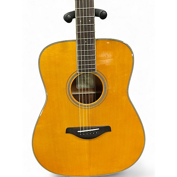 Used Yamaha FG-TA VT Vintage Natural Acoustic Electric Guitar