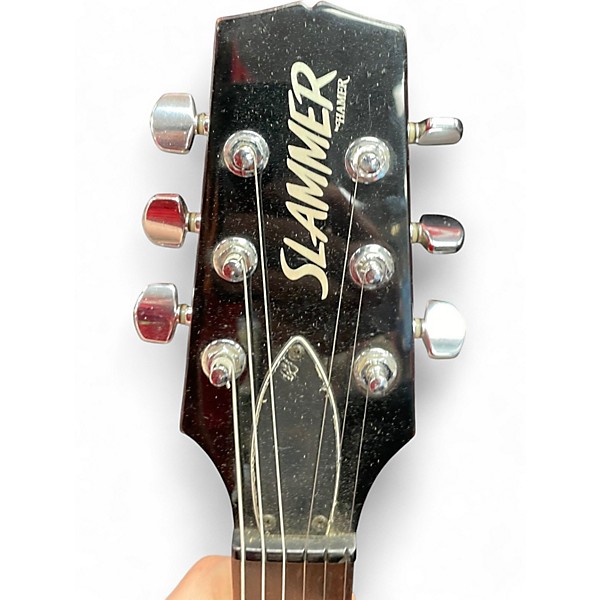 Used Slammer SP-1F/CS Crimson Red Burst Solid Body Electric Guitar