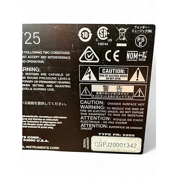 Used Fender Mustang LT25 25W 1x8 Guitar Combo Amp