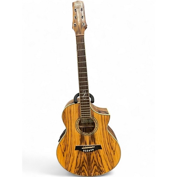 Used Ibanez EW20ZWE Worn Natural Acoustic Electric Guitar