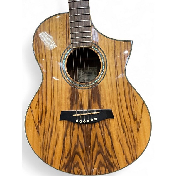 Used Ibanez EW20ZWE Worn Natural Acoustic Electric Guitar