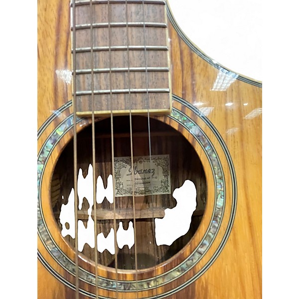Used Ibanez EW20ZWE Worn Natural Acoustic Electric Guitar
