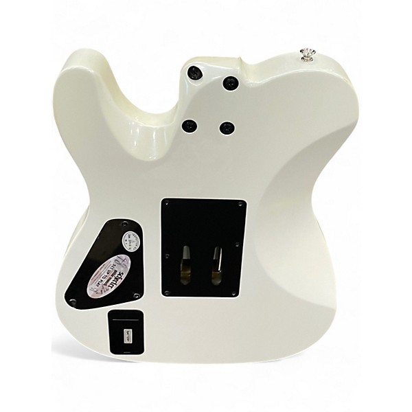 Used Schecter Guitar Research Diamond Series PT Arctic White Solid Body Electric Guitar