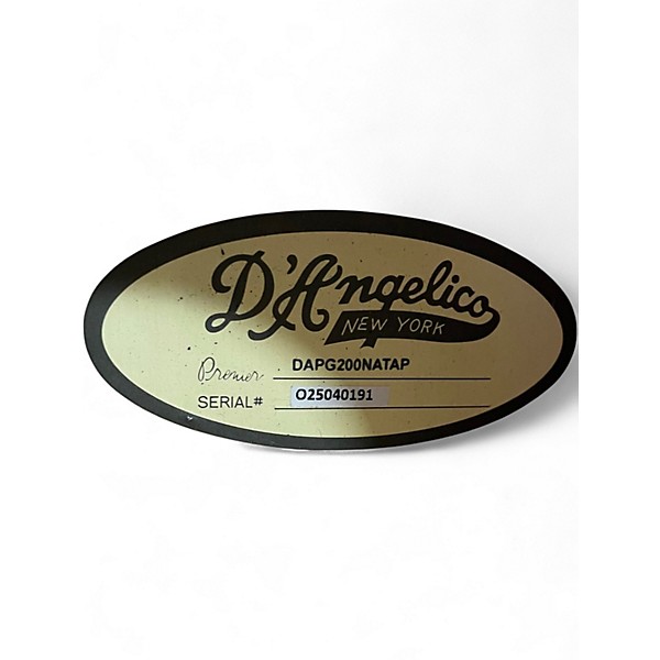 Used D'Angelico Premier Series Natural Solid Body Electric Guitar