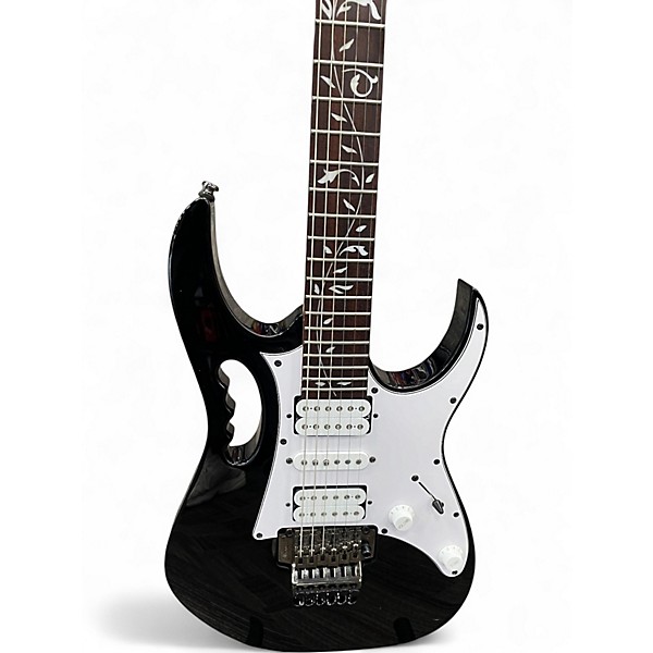Used Ibanez JEMJR Black Solid Body Electric Guitar