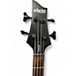 Used Schecter Guitar Research Stiletto Stealth-4 Satin Black Electric Bass Guitar