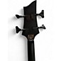 Used Schecter Guitar Research Stiletto Stealth-4 Satin Black Electric Bass Guitar