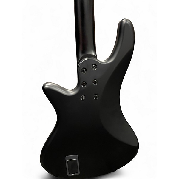 Used Schecter Guitar Research Stiletto Stealth-4 Satin Black Electric Bass Guitar