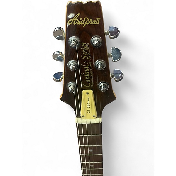 Used Aria CS-350 Natural Solid Body Electric Guitar