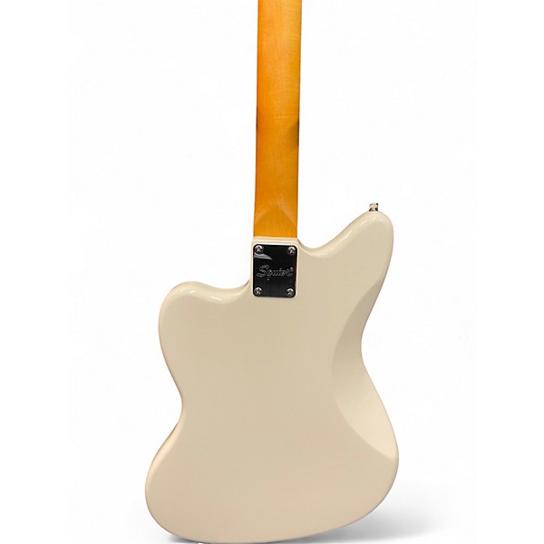 Used Squier J Mascis Jazzmaster Vintage White Solid Body Electric Guitar