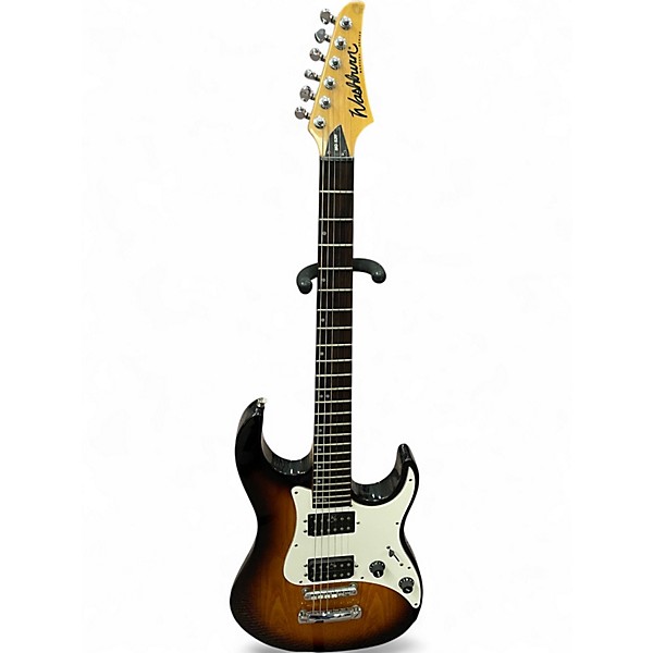Used Washburn MERCURY 2 Color Sunburst Solid Body Electric Guitar