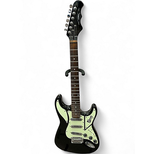 Used Burns COBRA Black Solid Body Electric Guitar