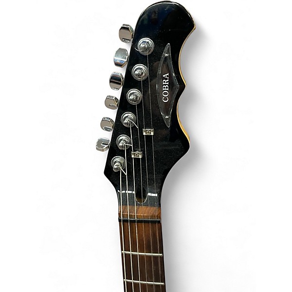 Used Burns COBRA Black Solid Body Electric Guitar