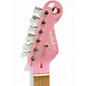 Used Squier Hello Kitty Stratocaster Single Hum Pink With Kitty Pickguard Pink Solid Body Electric Guitar