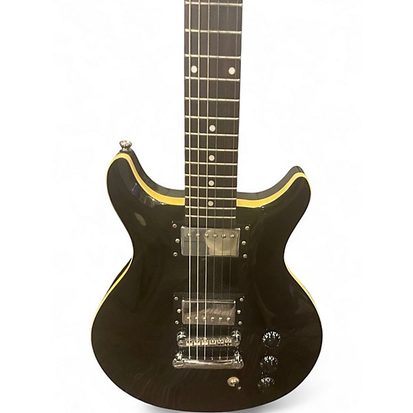 Used Hamer XT Series Sunburst AT Black Solid Body Electric Guitar