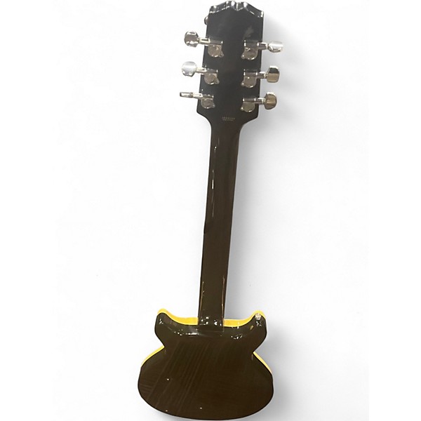 Used Hamer XT Series Sunburst AT Black Solid Body Electric Guitar