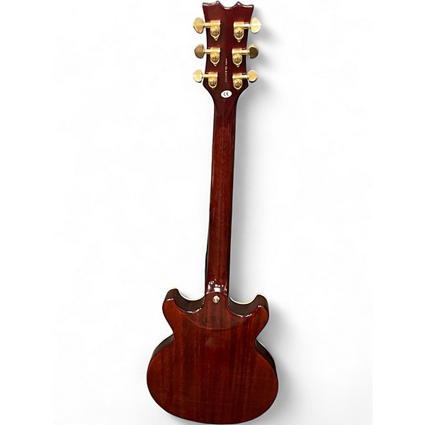 Used Dean Del Sol Sarasota Trans Amber Hollow Body Electric Guitar