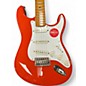 Used Squier Classic Vibe 1950S Stratocaster Fiesta Red Solid Body Electric Guitar