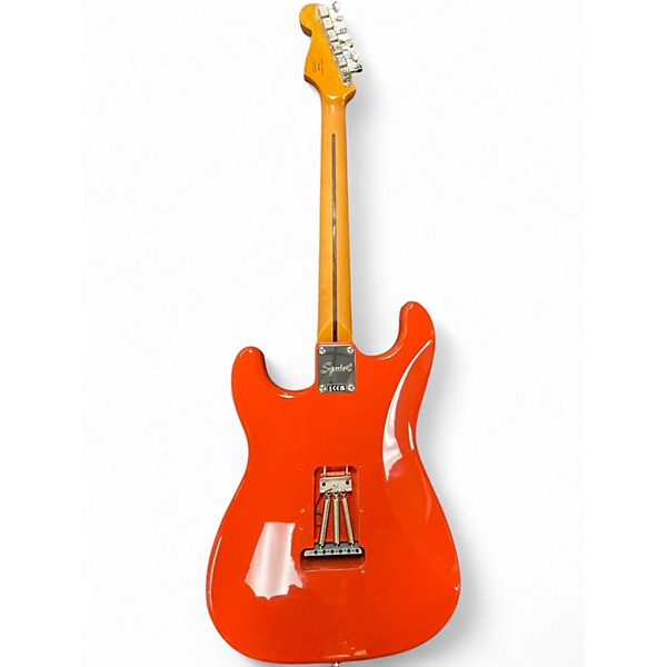 Used Squier Classic Vibe 1950S Stratocaster Fiesta Red Solid Body Electric Guitar