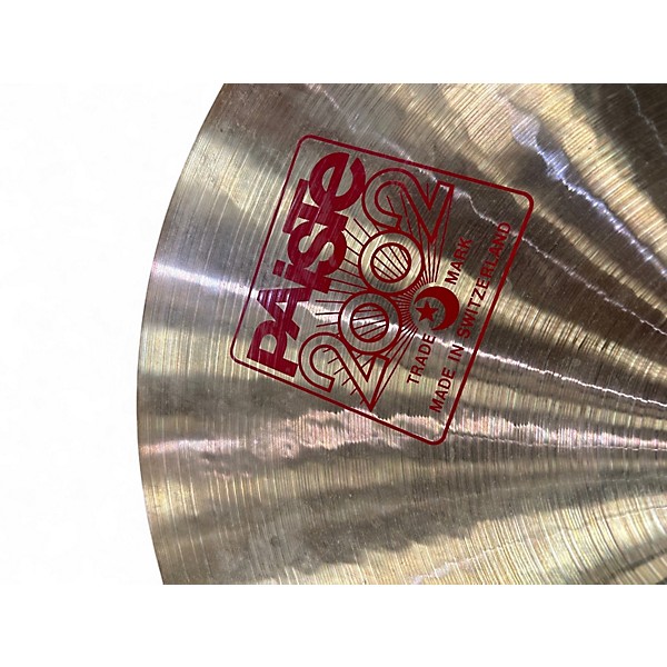 Used Paiste 18in 2002 Medium Crash Cymbal