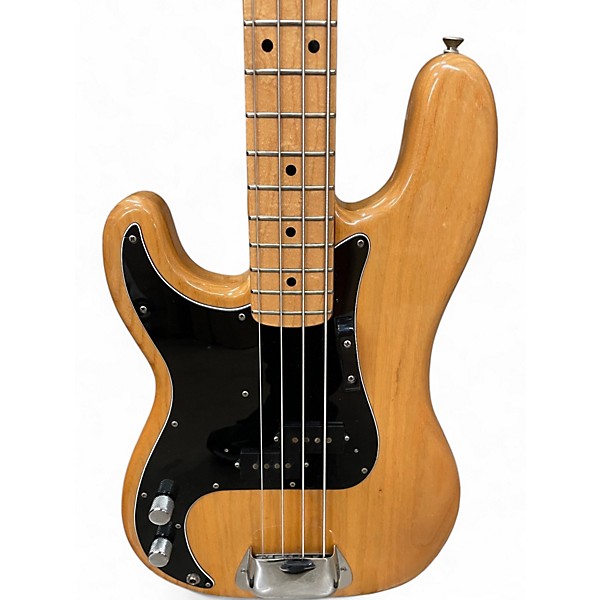 Vintage 1975 Fender PRECISION BASS LEFT HANDED Natural Electric Bass Guitar