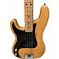 Vintage 1975 Fender PRECISION BASS LEFT HANDED Natural Electric Bass Guitar