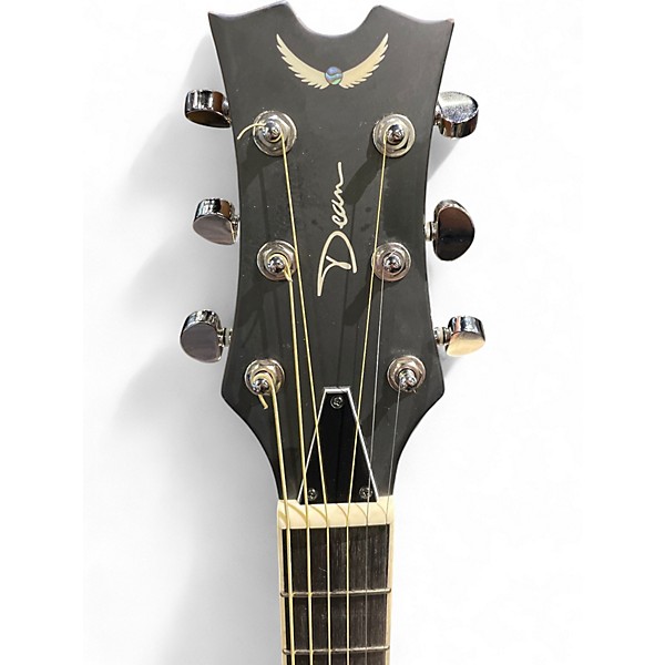 Used Dean RESONATOR SINGLE CUTAWAY Natural Acoustic Electric Guitar