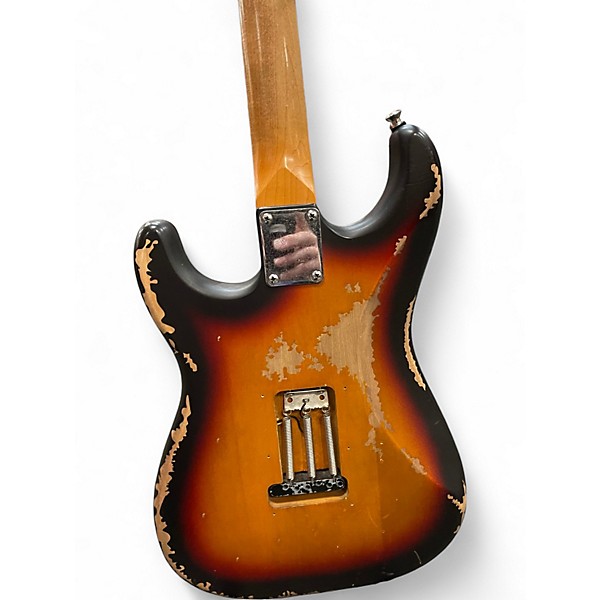 Used Vintage V6HMR Icon Series HSS Vintage Sunburst Solid Body Electric Guitar