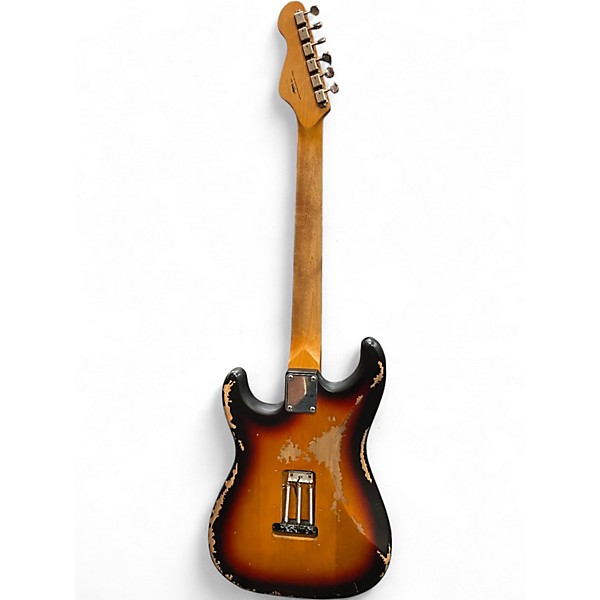 Used Vintage V6HMR Icon Series HSS Vintage Sunburst Solid Body Electric Guitar